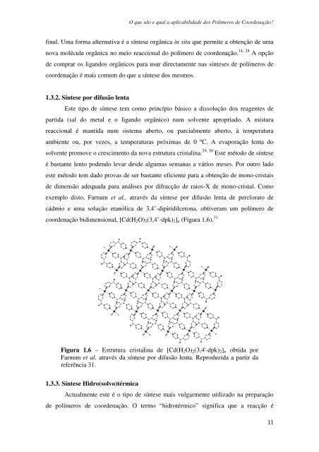 sÃ­ntese e caracterizaÃ§Ã£o de polÃ­meros de coordenaÃ§Ã£o com ...