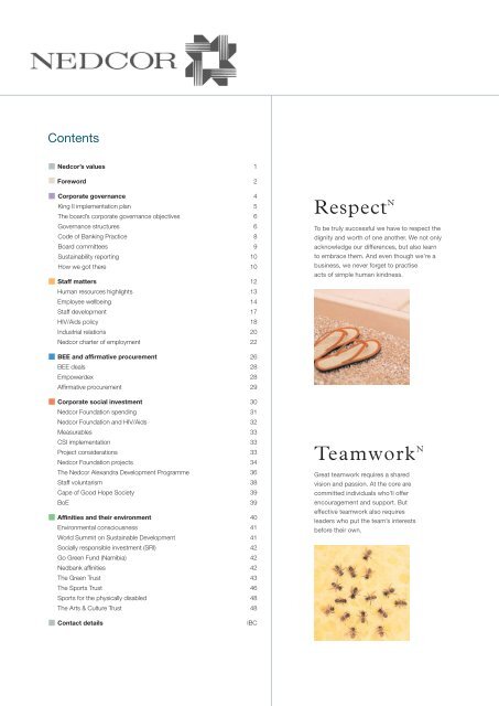 Complete Corporate Citizenship Report Nedbank Group Limited