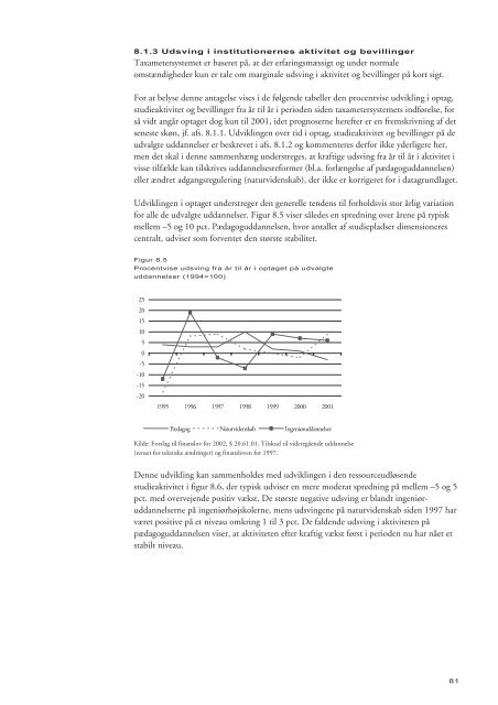 Taxametersystemet for de videregÃ¥ende uddannelser