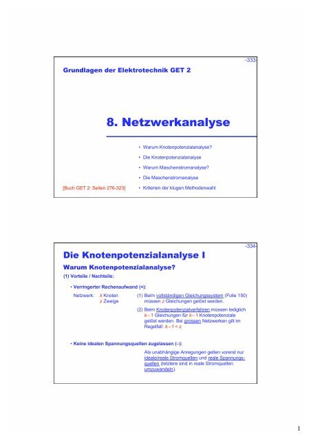 Y5 - Allgemeine und theoretische Elektrotechnik