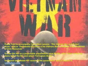 The Vietnam War - Database of K-12 Resources