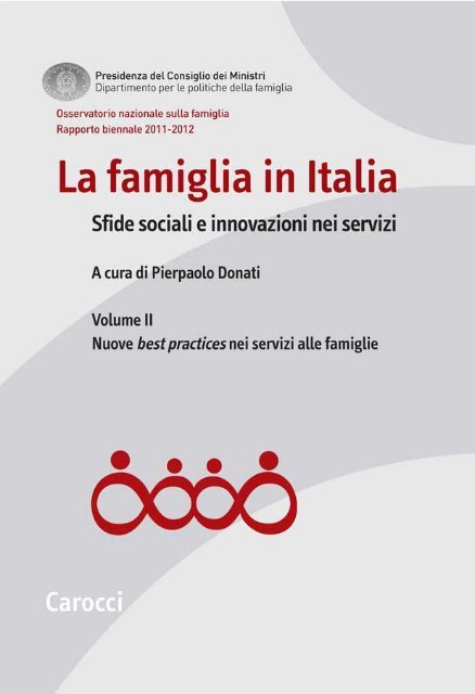 Volume II, Nuove best practices nei servizi alle famiglie