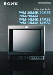 PVM-20M4E/20M2E PVM-20M4A PVM-14M4E/14M2E ... - Acuson