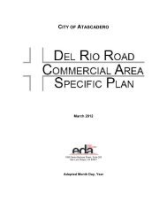 Del Rio Road Commercial Area Specific Plan - City of Atascadero