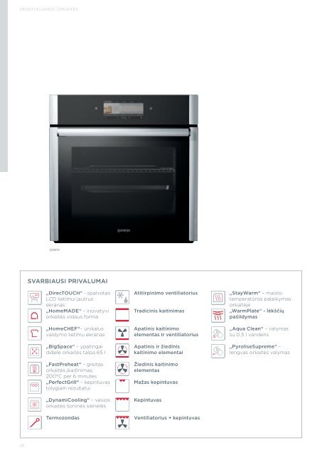 PRODUKTÅ² - Gorenje