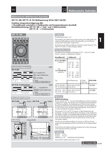 Elektronische Zeitrelais - smi-online.net