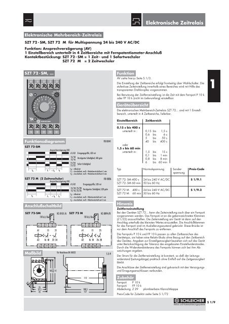 Elektronische Zeitrelais - smi-online.net