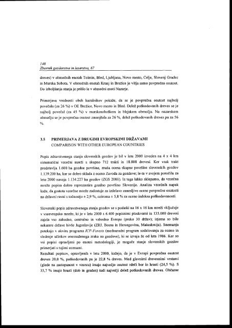 zdravstveno stanje gozdov v sloveniji v letu 2ooo - Gozdarski inÅ¡titut ...
