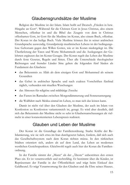 Christen, Juden und Muslime - Verlag Peter Athmann Nürnberg