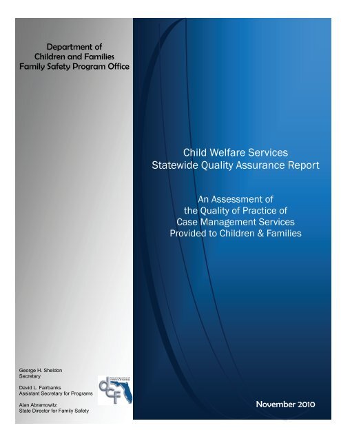 Child Welfare Services Statewide Quality Assurance Report - Florida ...