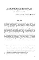 Las transferencias intergeneracionales y la desigualdad ... - Cepal