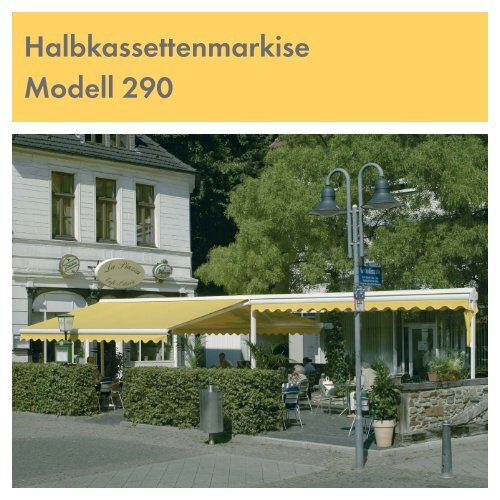 Terrassenmarkisen - Markus Hammer Sonnenschutztechnik
