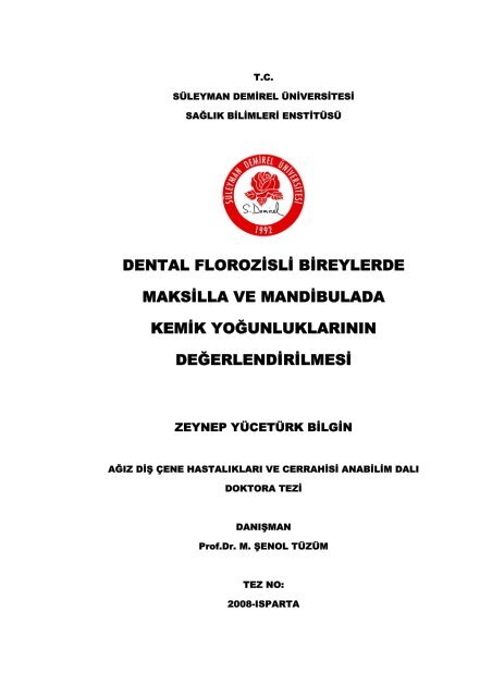 dental florozisli bireylerde maksilla ve mandibulada kemik ...