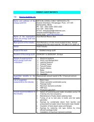 proforma for submitting energy audit reports - Energy Manager ...