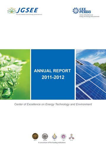 Annual Report 2011-2012 - The Joint Graduate School of Energy ...