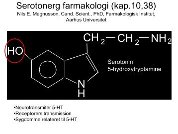 Serotonerg farmakologi - Aarhus Universitet