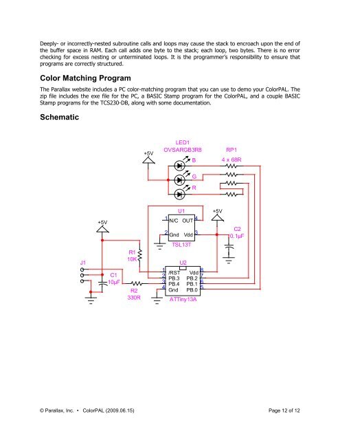 ColorPAL (#28380): Color and Ambient Light Sensor and Color ...