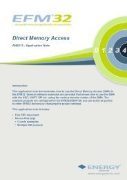 Direct Memory Access - AN0013 - Application Note - Energy Micro