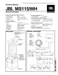 JBL MS115/WH - Soundkat.com