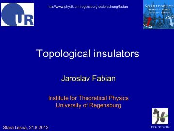 Topological insulators