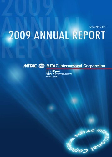 Letter To Shareholders - Mitac