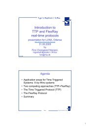 Introduction to TTP and FlexRay real-time protocols