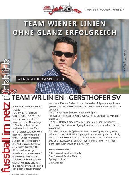 fussball im netz -Ausgabe 2014 März Woche 14/1 Nr.4