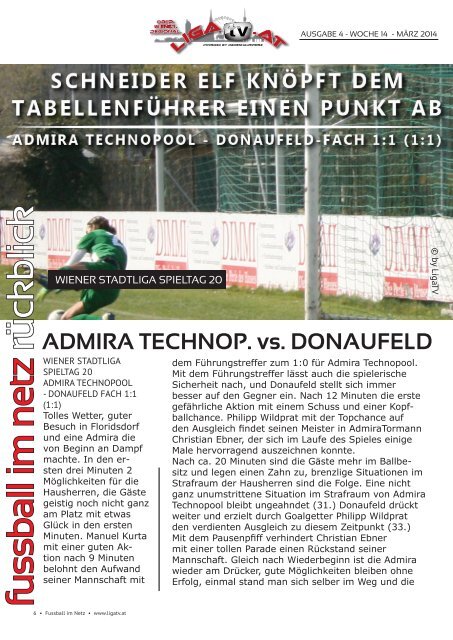 fussball im netz -Ausgabe 2014 März Woche 14/1 Nr.4