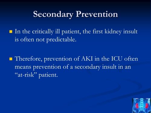 Acute Kidney Injury in In Paediatrics