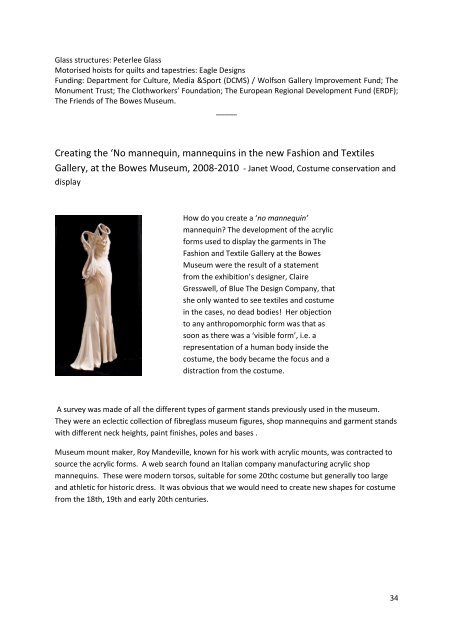 Spring 2012 - Dress and Textile Specialists