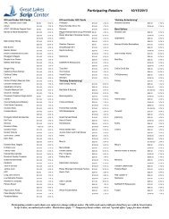 Gift Card List - St. Joseph Consolidated School