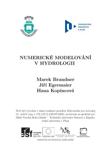 NumerickÃ© modelovÃ¡nÃ­ v hydrologii - Matematika pro inÅ¾enÃ½ry 21 ...