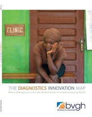 The DiagNosTics iNNovaTioN Map - BIO Ventures for Global Health
