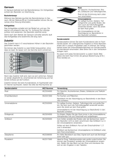 Einbaubackofen HBA23B2.0 - Moebelplus GmbH