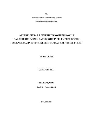 alverin sitrat & simetikon kombinasyonlu gaz giderici ajanÄ±n ...