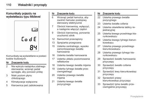 Opel Meriva 2012.5 â Instrukcja obsÅugi â Opel Polska