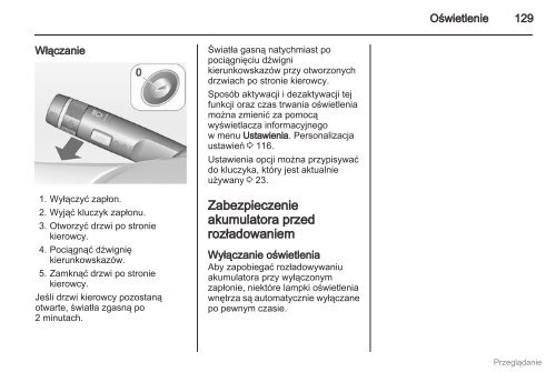 Opel Meriva 2012.5 â Instrukcja obsÅugi â Opel Polska