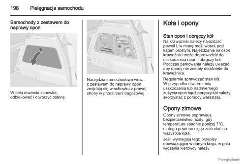 Opel Meriva 2012.5 â Instrukcja obsÅugi â Opel Polska