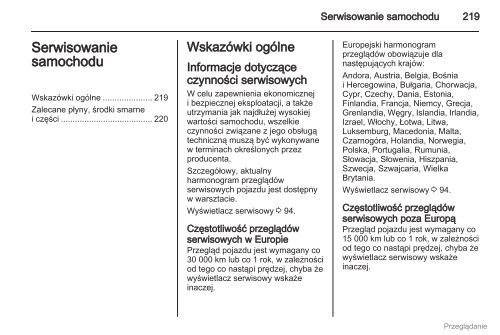 Opel Meriva 2012.5 â Instrukcja obsÅugi â Opel Polska