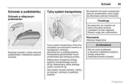 Opel Meriva 2012.5 â Instrukcja obsÅugi â Opel Polska