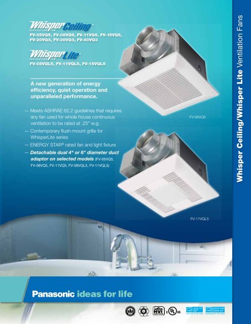 Whisper Ceiling Brochure Target Sales