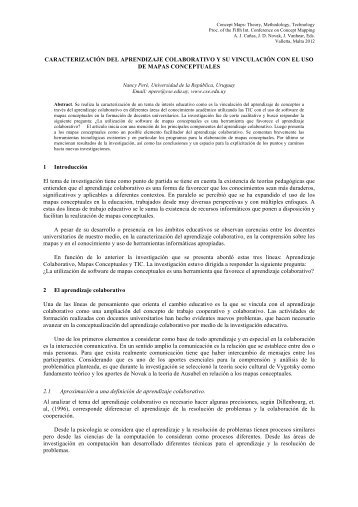 CaracterizaciÃ³n del Aprendizaje Colaborativo y Su VinculaciÃ³n con