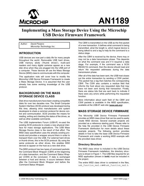 usb mass storage device driver usb mass storage device driver