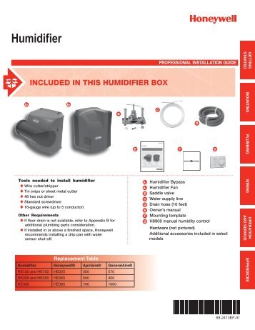 69-2413EF-01 - Humidifier - Jackson Systems