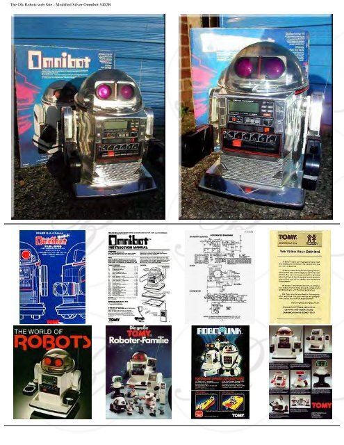 The Ols Robots web Site - Modified Silver Omnibot 5402B