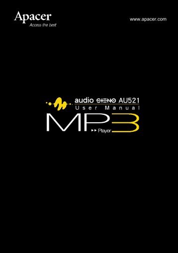 AU521 MP3 Player - Apacer