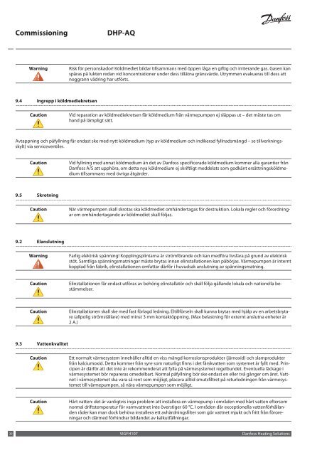 DHP-AQ - Danfoss VÃ¤rme