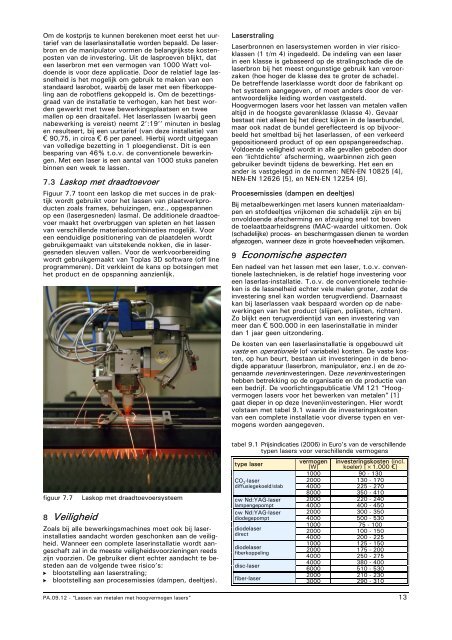 Lassen van metalen met hoogvermogen lasers - Universiteit Twente