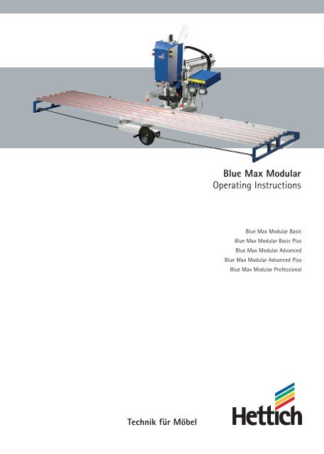 Blue Max Modular Operating Instructions