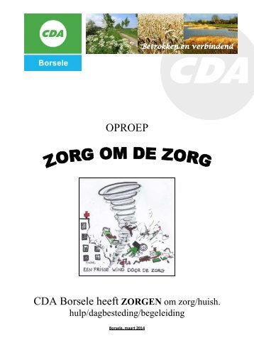 Nota Zorg om de Zorg